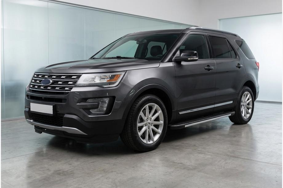 Ford Explorer 2011–2019 Stranske stopnice Bosphorus Grey (2 kos., aluminij) Image