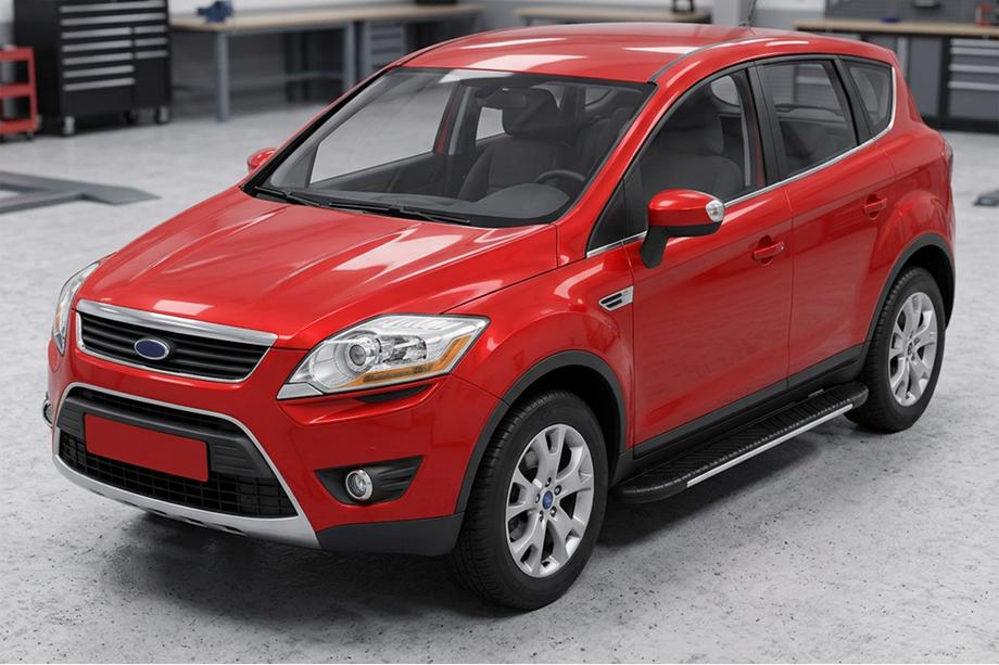 Ford Kuga 2008–2013 Stranske stopnice Bosphorus Grey (2 kos., aluminij) Fotografija 1
