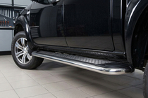 Ford Ranger 2007–2011 Stranske stopnice Maydos V2 (2 kosa, nerjavno jeklo) fotografija 1