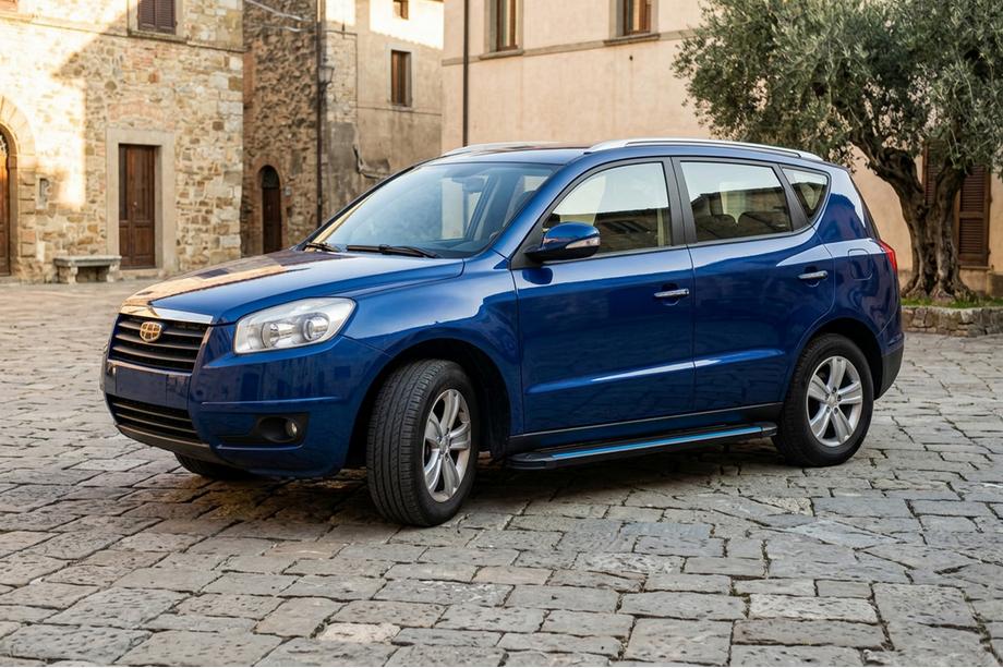 Geely Emgrand X7 2011– Stranske stopnice Maya Blue (2 kos, aluminij) Image