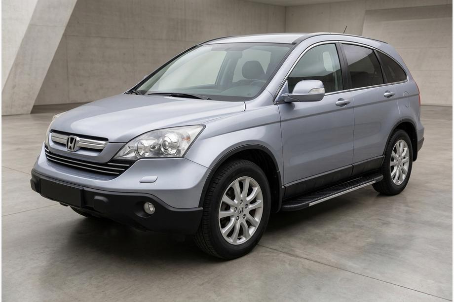 Honda CRV 2007–2011 Stranske stopnice Bosphorus Grey (2 kos., aluminij) Fotografija 1