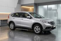 Honda CRV 2012–2016 Stranske stopnice Bosphorus Grey (2 kos., aluminij) fotografija 1