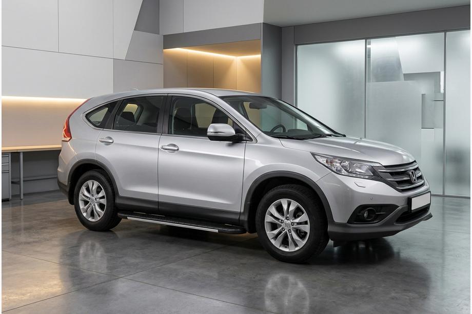 Honda CRV 2012–2016 Stranske stopnice Bosphorus Grey (2 kos., aluminij) Image