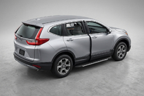 Honda CRV 2017–2022 Stranske stopnice Bosphorus Grey (2 kos., aluminij) fotografija 1