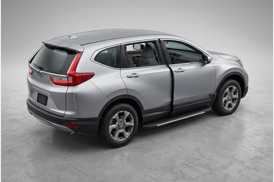 Honda CRV 2017–2022 Stranske stopnice Bosphorus Grey (2 kos., aluminij) Image