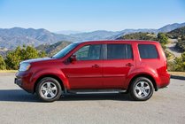Honda Pilot 2008–2015 Stranske stopnice Bosphorus Grey (2 kos., aluminij) fotografija 1