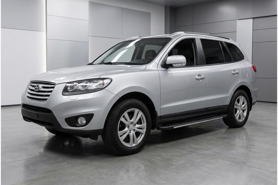 Hyundai Santa Fe 2 2006–2012 Stranske stopnice Bosphorus Grey (2 kos., aluminij) Image