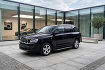 Jeep Compass 2006–2016 Stranske stopnice Bosphorus Grey (2 kos., aluminij) fotografija 1