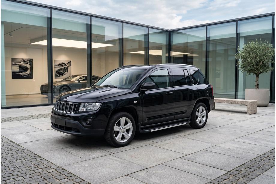 Jeep Compass 2006–2016 Stranske stopnice Bosphorus Grey (2 kos., aluminij) Image