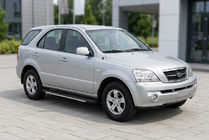 Kia Sorento I BL 2002–2009 Stranske stopnice Bosphorus Grey (2 kos., aluminij) fotografija 1