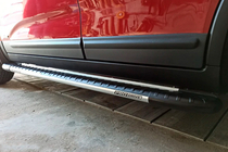 Kia Sorento II XM 2009–2014 Stranske stopnice Bosphorus Grey (2 kos., aluminij) 2013-2016 fotografija 5