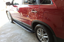 Kia Sorento II XM 2009–2014 Stranske stopnice Bosphorus Grey (2 kos., aluminij) 2013-2016 fotografija 3