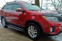 Kia Sorento II XM 2009–2014 Stranske stopnice Bosphorus Grey (2 kos., aluminij) 2013-2016 fotografija 10