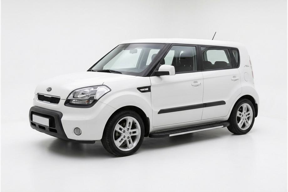 Kia Soul I 2008–2013 Stranske stopnice Bosphorus Grey (2 kos., aluminij) Image