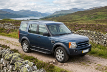Land Rover Discovery III 2004–2009 Stranske stopnice Bosphorus Grey (2 kos., aluminij) fotografija 1