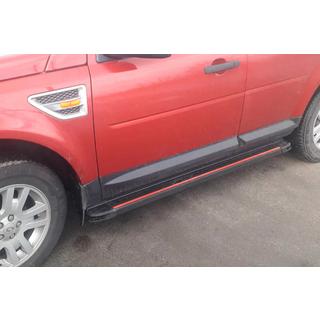 Stranske stopnice Maya Red (2 kosa, aluminij) fotografija 1