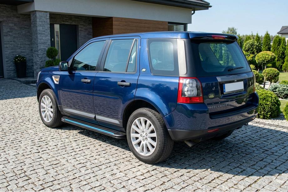 Land Rover Freelander II 2006–2014 Stranske stopnice Maya Blue (2 kos, aluminij) Image