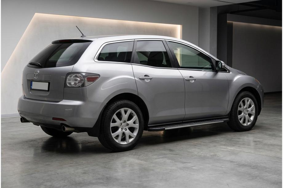 Mazda CX-7 2006–2012 Stranske stopnice Bosphorus Grey (2 kos., aluminij) Fotografija 1