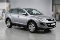 Mazda CX-9 2007–2016 Stranske stopnice Bosphorus Grey (2 kos., aluminij) fotografija 1