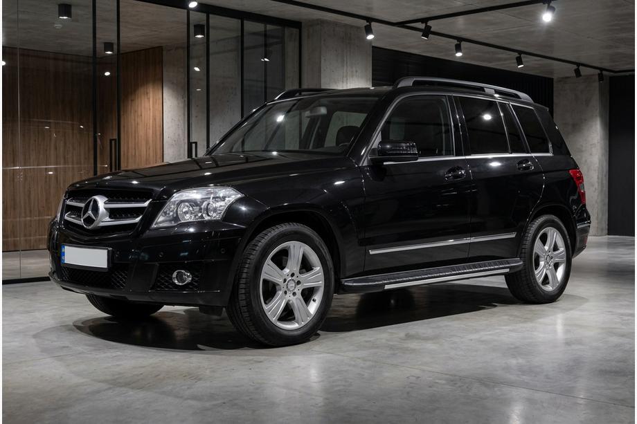Mercedes GLK class X204 2008–2015 Stranske stopnice Bosphorus Grey (2 kos., aluminij) Fotografija 1