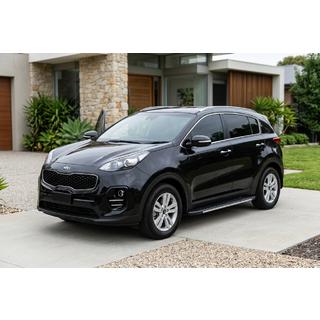 Stranske stopnice Bosphorus Grey (2 kos., aluminij) Kia Sportage 2015–2021 fotografija 1