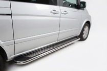 Mercedes Vito W639 2004–2014 Stranske stopnice Maydos V2 (2 kosa, aluminij) fotografija 1