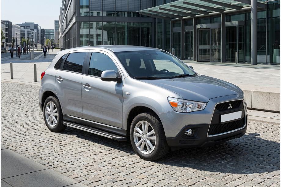 Mitsubishi ASX 2010–2023 Stranske stopnice Bosphorus Grey (2 kos., aluminij) Image