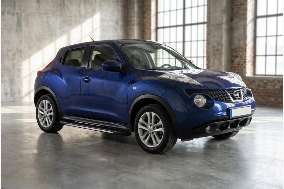 Nissan Juke 2010–2019 Stranske stopnice Bosphorus Grey (2 kos., aluminij) Image