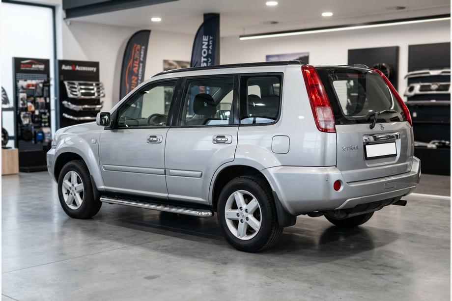 Nissan X-trail T30 2002–2007 Stranske stopnice Maydos V1 (2 kosa, aluminij) Image