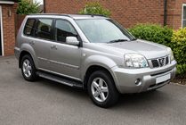 Nissan X-trail T30 2002–2007 Stranske stopnice Duru (2 kos, aluminij) fotografija 1