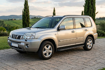 Nissan X-trail T30 2002–2007 Stranske stopnice Bosphorus Black (2 kosa, aluminij) fotografija 1