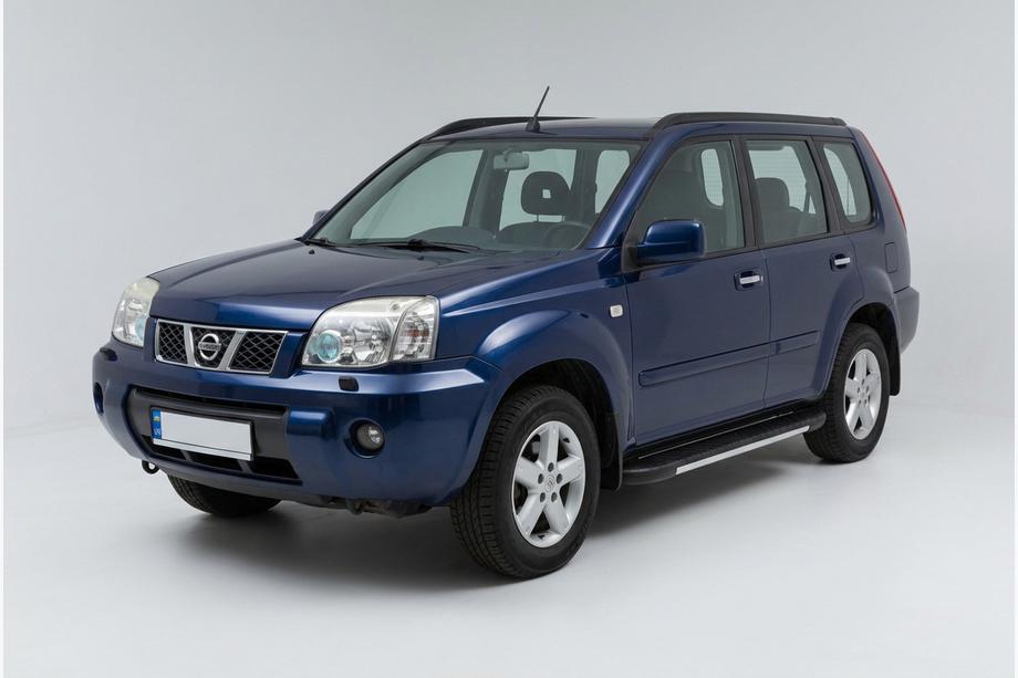 Nissan X-trail T30 2002–2007 Stranske stopnice Bosphorus Grey (2 kos., aluminij) Image