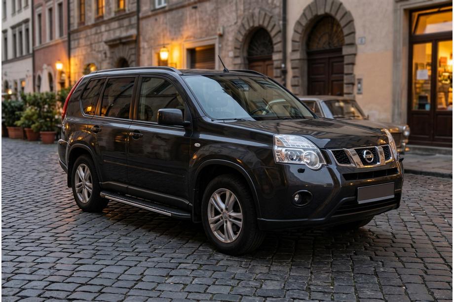 Nissan X-trail T31 2007–2014 Stranske stopnice Bosphorus Grey (2 kos., aluminij) Image