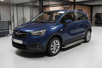 Opel Crossland X 2017–2024 Stranske stopnice Maydos V2 (2 kosa, aluminij/nerjavno jeklo) fotografija 1