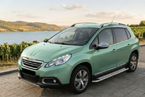 Peugeot 2008 2013–2019 Stranske stopnice Maydos V2 (2 kosa, aluminij/nerjavno jeklo) fotografija 1