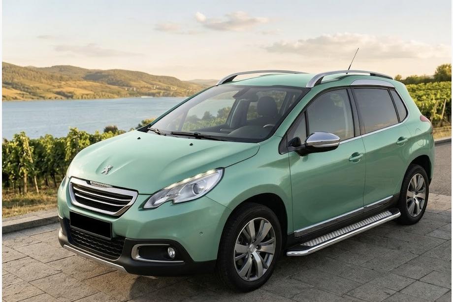 Peugeot 2008 2013–2019 Stranske stopnice Maydos V2 (2 kosa, aluminij/nerjavno jeklo) Image
