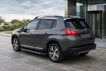 Peugeot 3008 2008–2016 Stranske stopnice Bosphorus Grey (2 kos., aluminij) fotografija 1