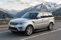 Range Rover Sport 2014–2022 Stranske stopnice Bosphorus Grey (2 kos., aluminij) fotografija 1