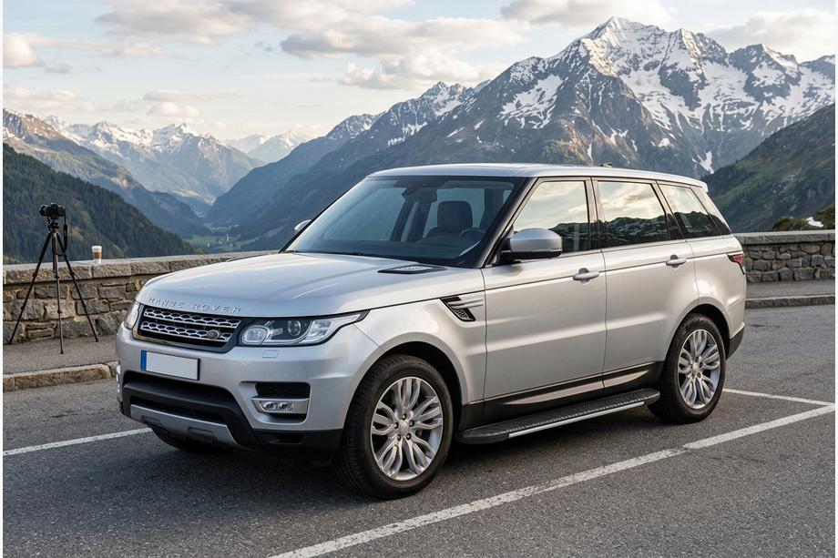 Range Rover Sport 2014–2022 Stranske stopnice Bosphorus Grey (2 kos., aluminij) Image