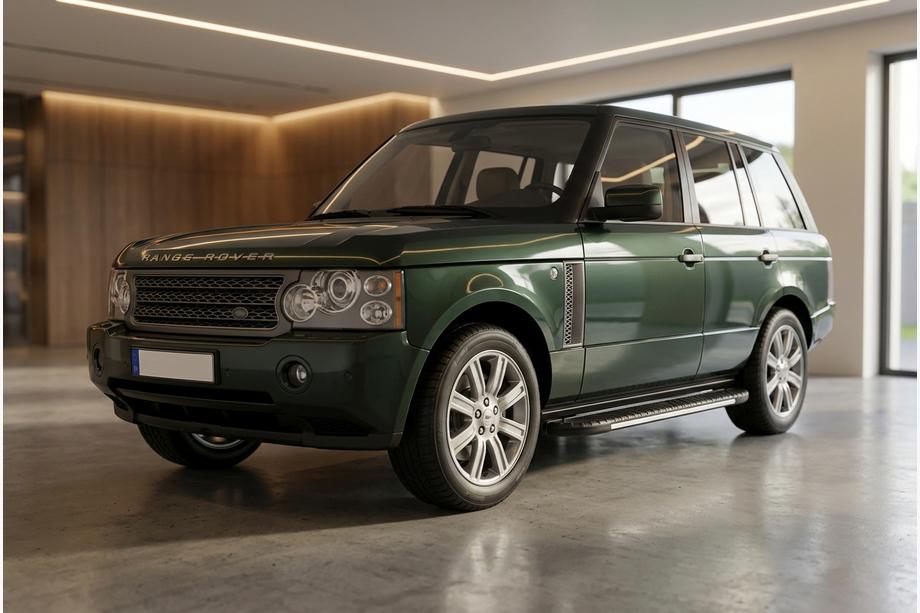 Range Rover III L322 2002–2012 Bočne stopnice Bosphorus Grey (2 kos, aluminij) Image