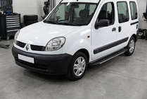 Renault Kangoo 1998–2008 Stranske stopnice Bosphorus Grey (2 kos., aluminij) fotografija 1
