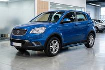 SsangYong Korando 2010–2019 Stranske stopnice Maya Blue (2 kos, aluminij) fotografija 1
