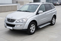 SsangYong Kyron 2005–2014 Bočne stopnice Maya V2 (2 kosa, aluminij) fotografija 1