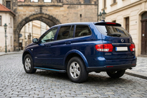 SsangYong Kyron 2005–2014 Stranske stopnice Maya Blue (2 kos, aluminij) fotografija 1
