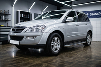 SsangYong Kyron 2005–2014 Stranske stopnice Maydos V2 (2 kosa, aluminij/nerjavno jeklo) fotografija 1