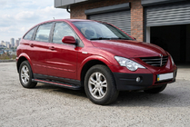 SsangYong Action 2005–2018 Stranske stopnice Maya Red (2 kosa, aluminij) fotografija 1