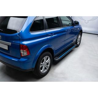 Stranske stopnice Maya Blue (2 kos, aluminij) SsangYong Action 2005–2018 fotografija 1