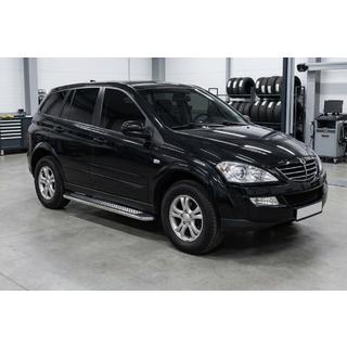 Stranske stopnice Maydos V2 (2 kosa, aluminij/nerjavno jeklo) SsangYong Action 2005–2018 fotografija 1