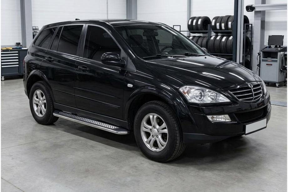 SsangYong Action 2005–2018 Stranske stopnice Maydos V2 (2 kosa, aluminij/nerjavno jeklo) Image