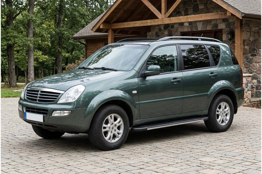 SsangYong Rexton I 2001–2017 Bočne stopnice Bosphorus Grey (2 kos, aluminij) Image